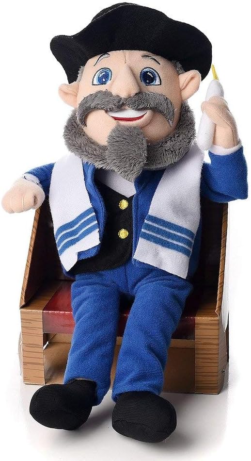 The As Seen on Shark Tank Hanukkah Decor with Hardcover Book and Removable Bench