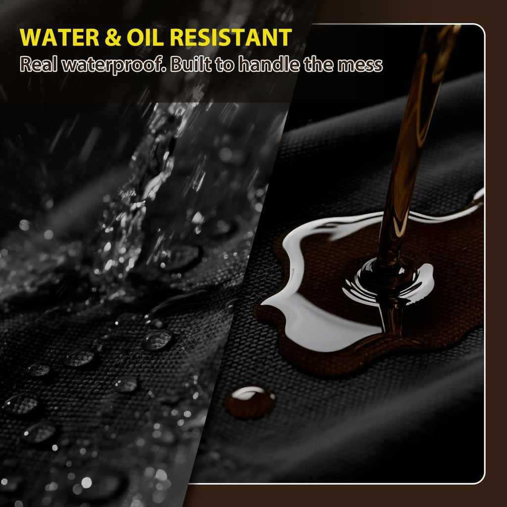 ROTANET Woodworking Apron for Men, Waterproof Canvas Work Aprons for Shop