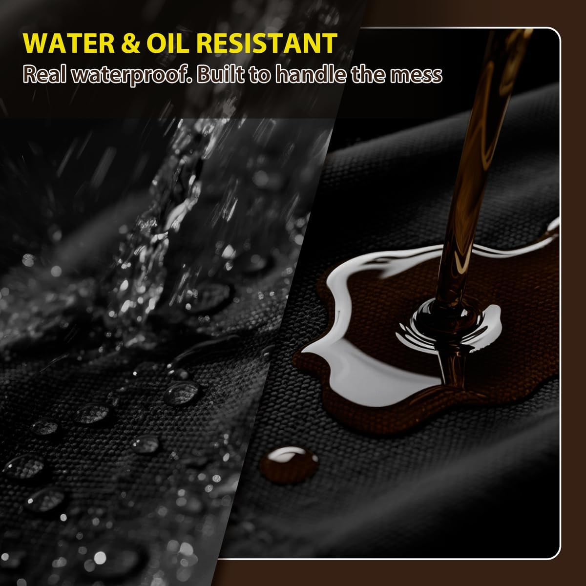 ROTANET Woodworking Apron for Men, Waterproof Canvas Work Aprons for Shop