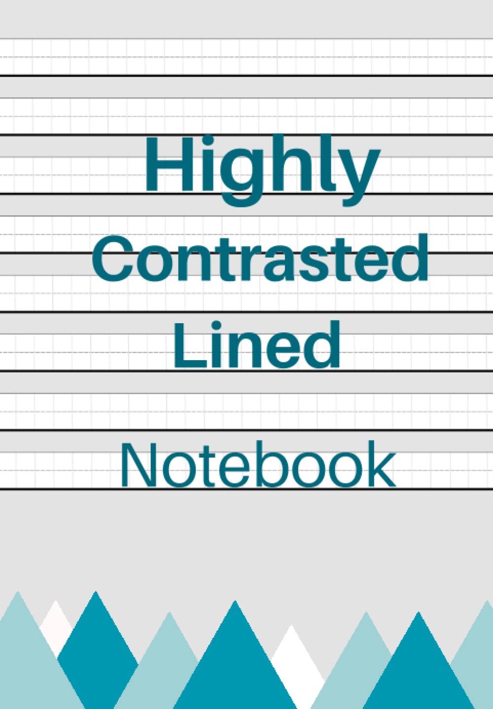 High-Contrast B5 Wide-Line Raised-Line Notebook