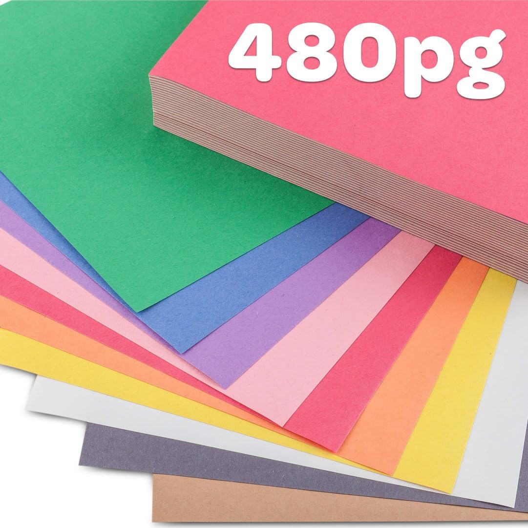 Crayola Construction Paper Bulk Pack 480ct, School Art & Craft Supplies