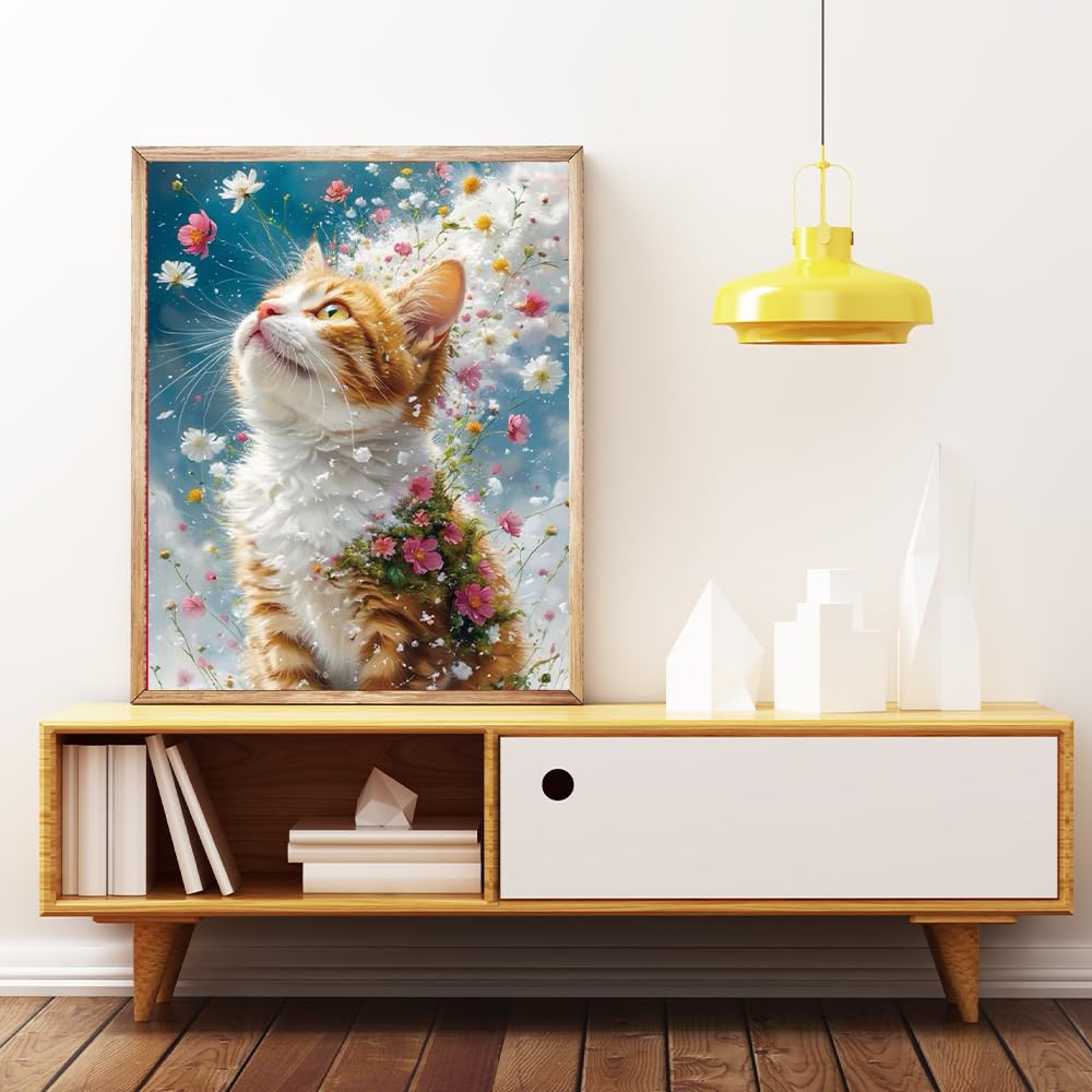 VICESESE 5D Diamond Painting Kit for Adults 12x16 Inch Diamond Art Set Cute Duck Animal Diamond Painting DIY Diamond Art Full Drill Crystal Painting for Home Wall Decor