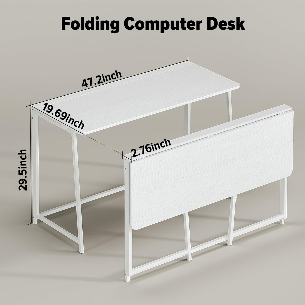 WOHOMO Folding Student Desk