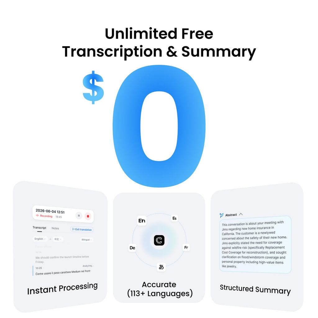 Comulytic Note Pro AI Voice Recorder, AI Meeting Recorder and Note Taker