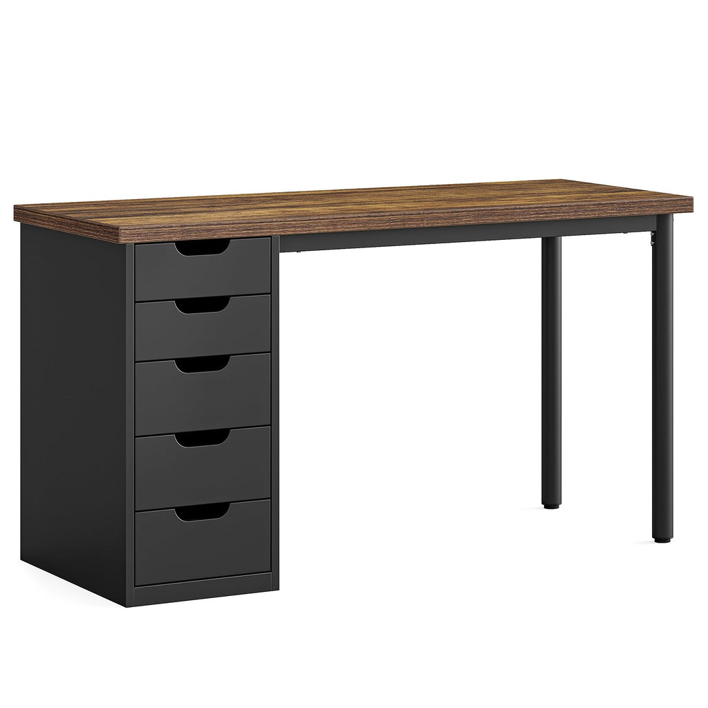 LITTLE TREE 47-Inch Five-Drawer Student Desk