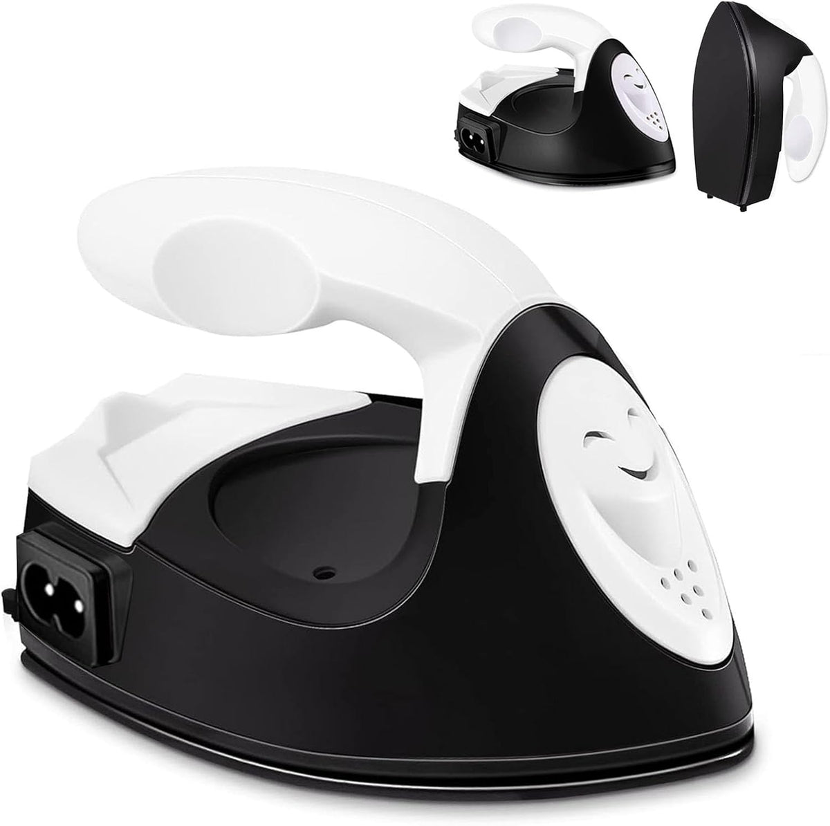 Mini Heat Press Portable Craft Iron For Fuse Beads, Black