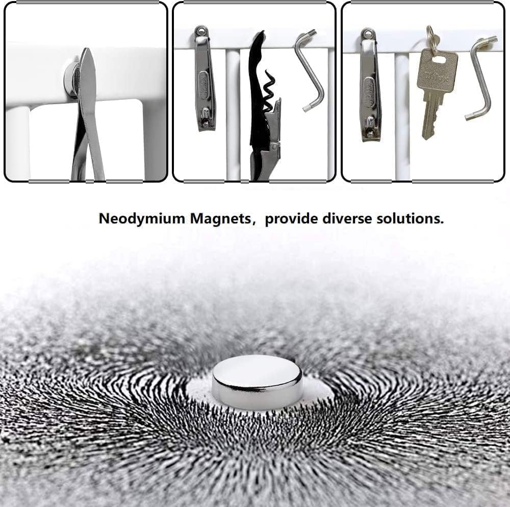 RHINOCATS 400Pcs Small Magnets, 4 Different Sizes Tiny Mini Magents, Multi-Use for Fridge, DIY, Office, Hobbies, Crafts and Science