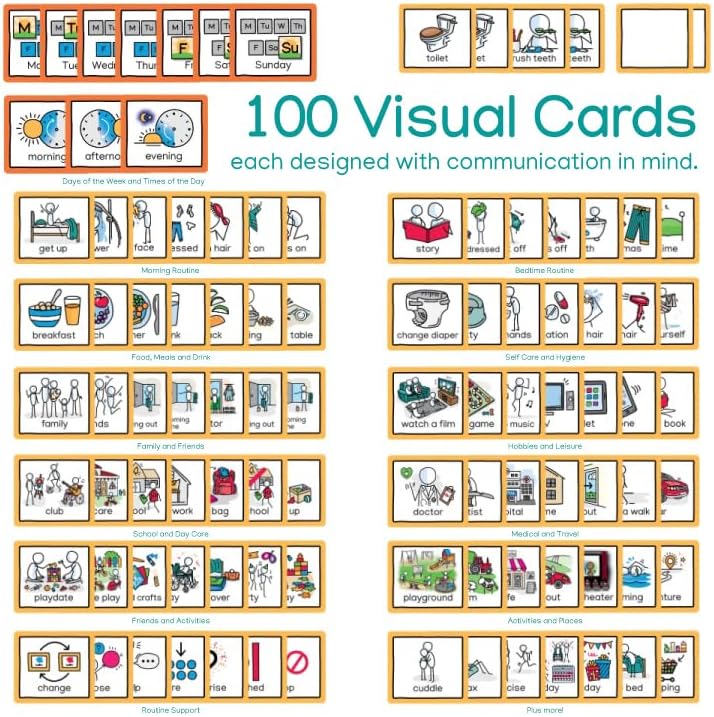 Visual Schedule Daily Routine Chart for Kids with Course - Autism ADHD