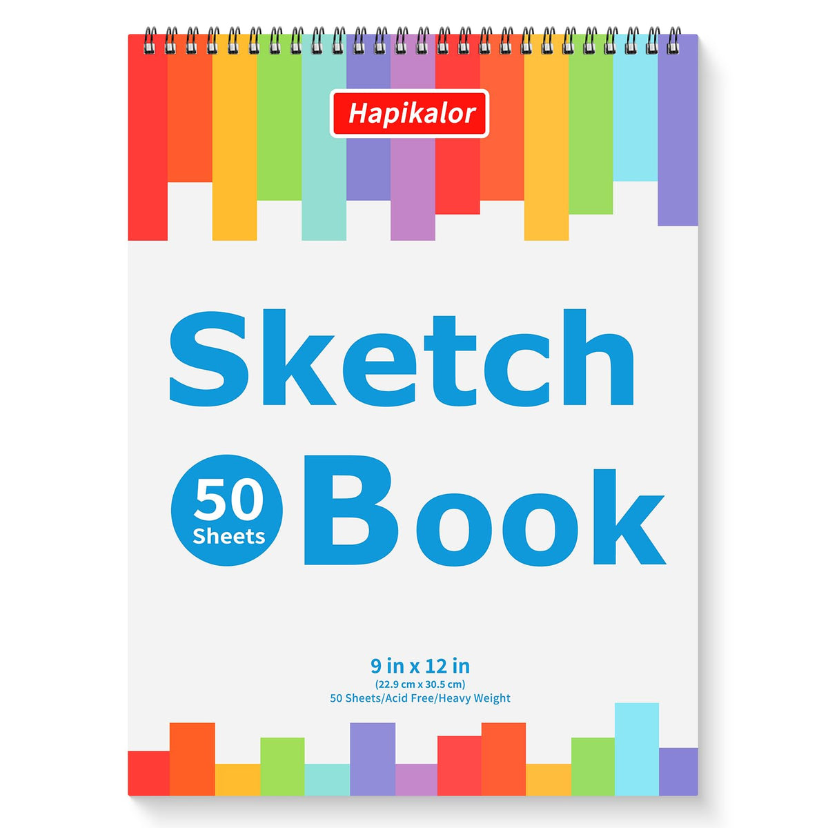 Hapikalor: Spiral-Bound Art Sketchbook