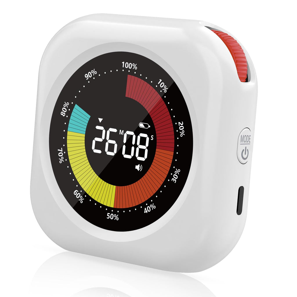 Visual Timer for Kids, Rechargeable 10-Hour Countdown/Up Timer