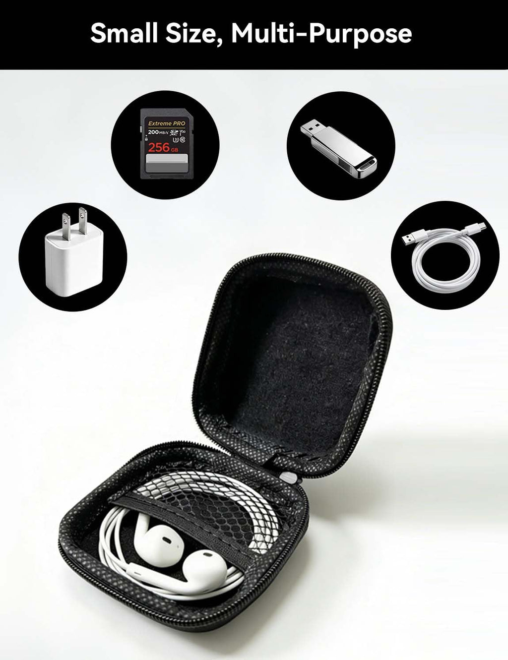 MAS CARNEY Over Ear Headphones Case for Sony, JBL, Anker, KVIDIO and School