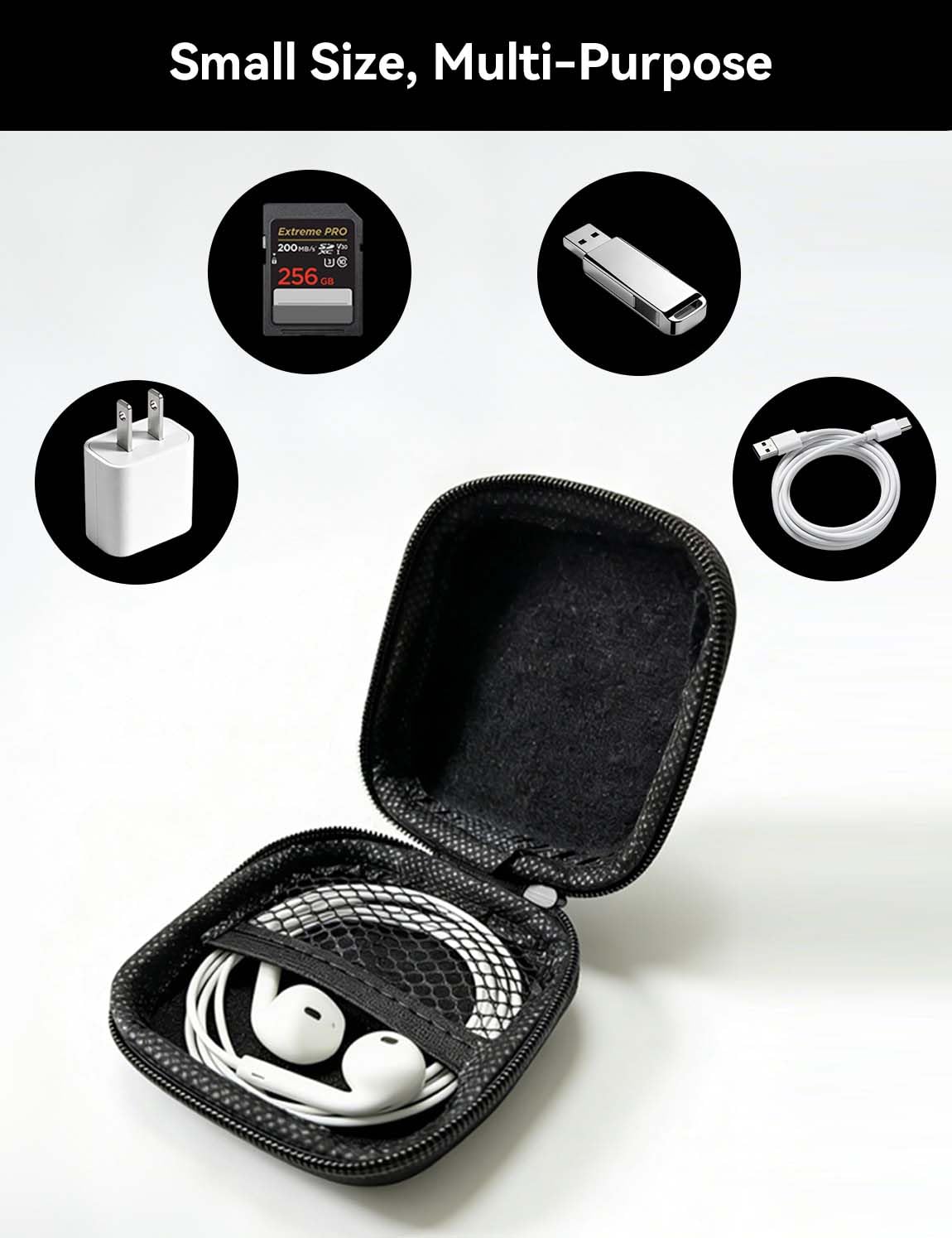 MAS CARNEY Over Ear Headphones Case for Sony, JBL, Anker, KVIDIO and School