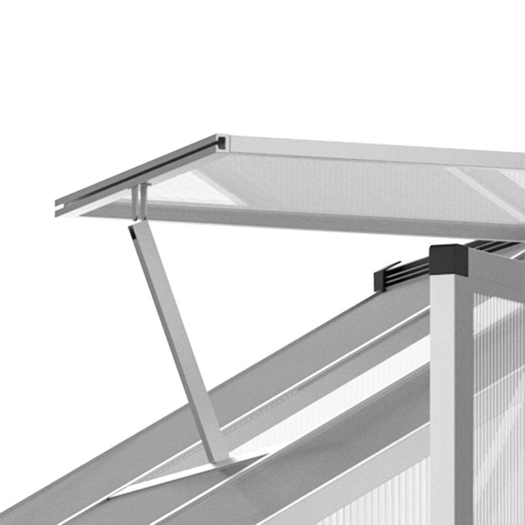 Outsunny Polycarbonate Greenhouse, Up to 60 Sq Ft (4 ft × 6 ft to 10 ft × 6 ft)