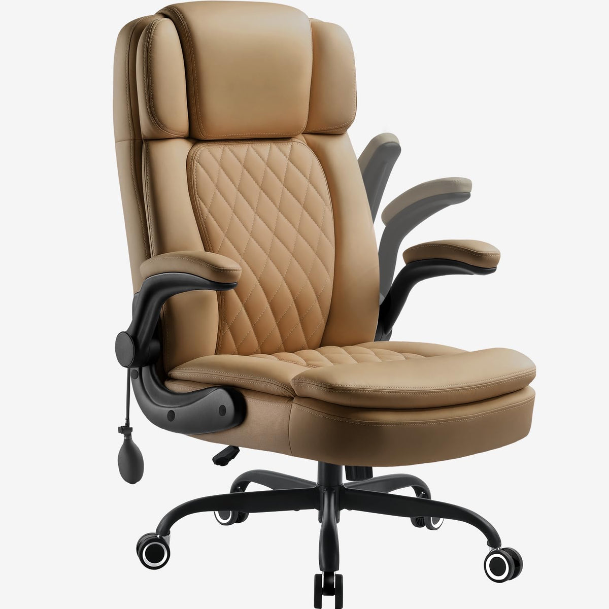 WAILOR 450 lb High-Back Study Chair with Flip-Up Arms