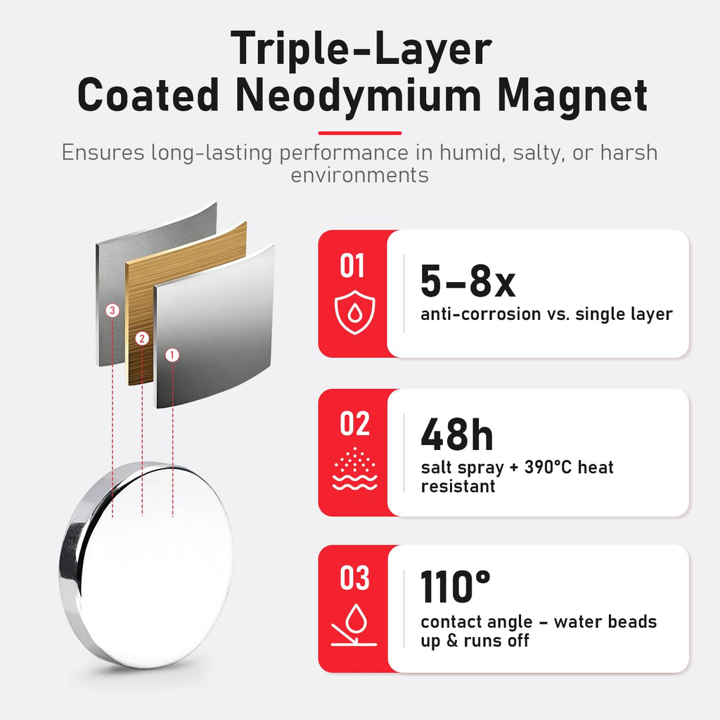 350Pcs Magnets for 3D Printing, Rare Earth Magnets for Crafts