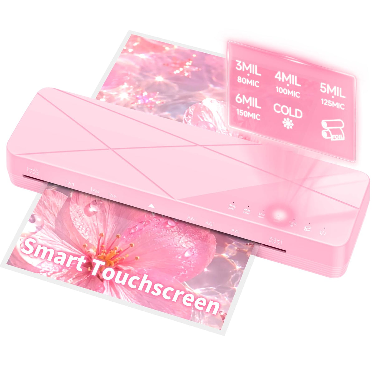 Crenova: 13" Touchscreen Laminator with 6 Lamination Modes