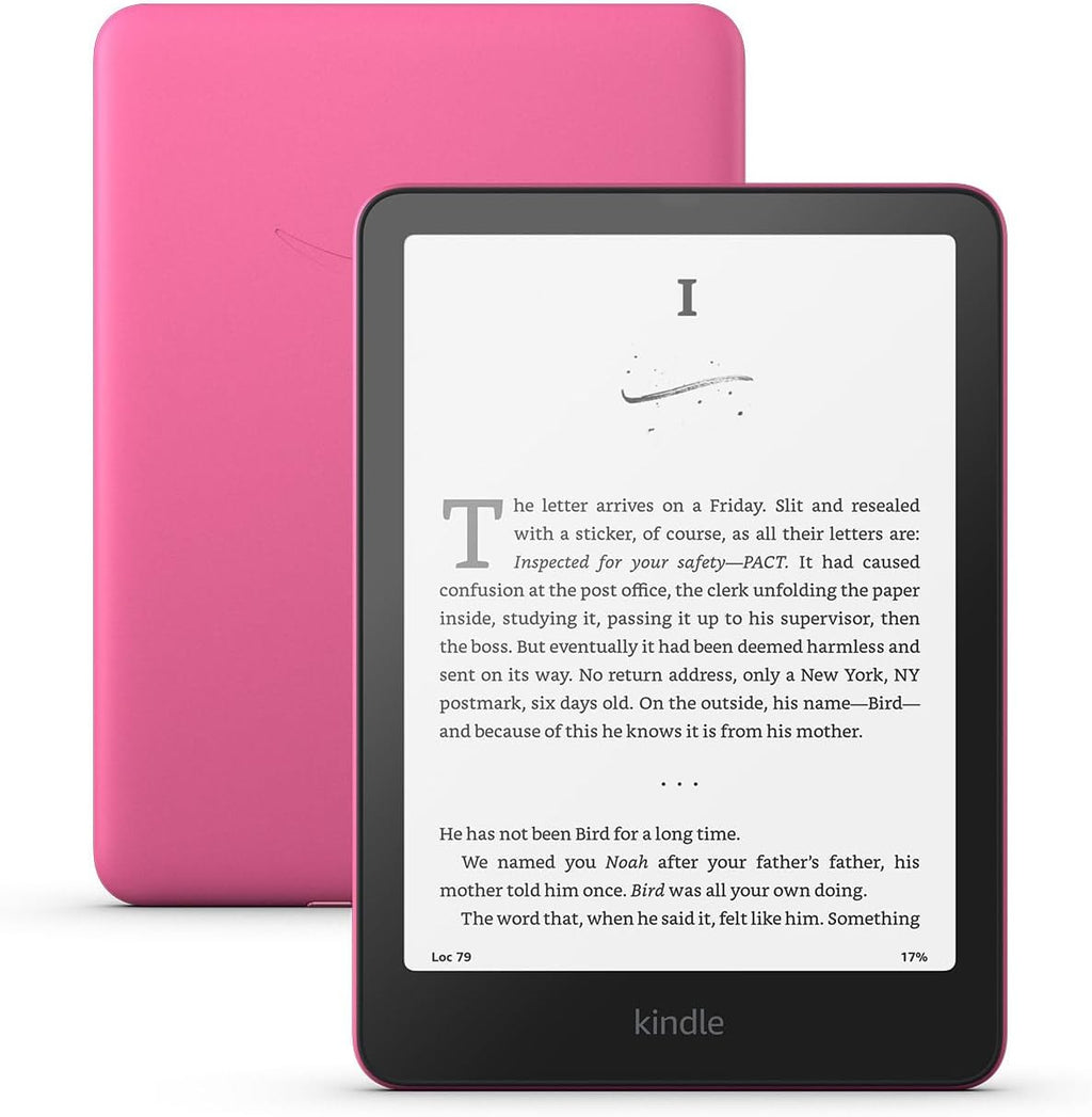 Amazon Kindle Paperwhite 16GB (2024 model) – 7" glare-free display and weeks of battery life – Raspberry