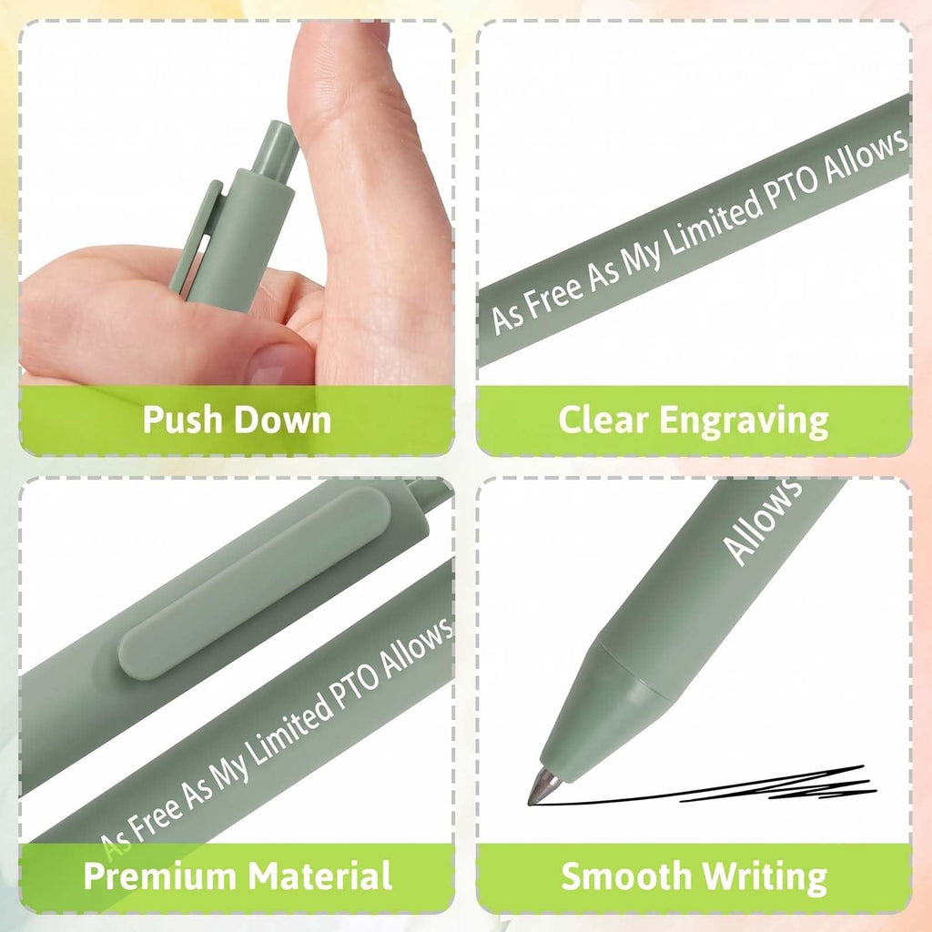 10Pack Bible Pens No Bleed Through, Christian Inspirational Ballpoint Pen