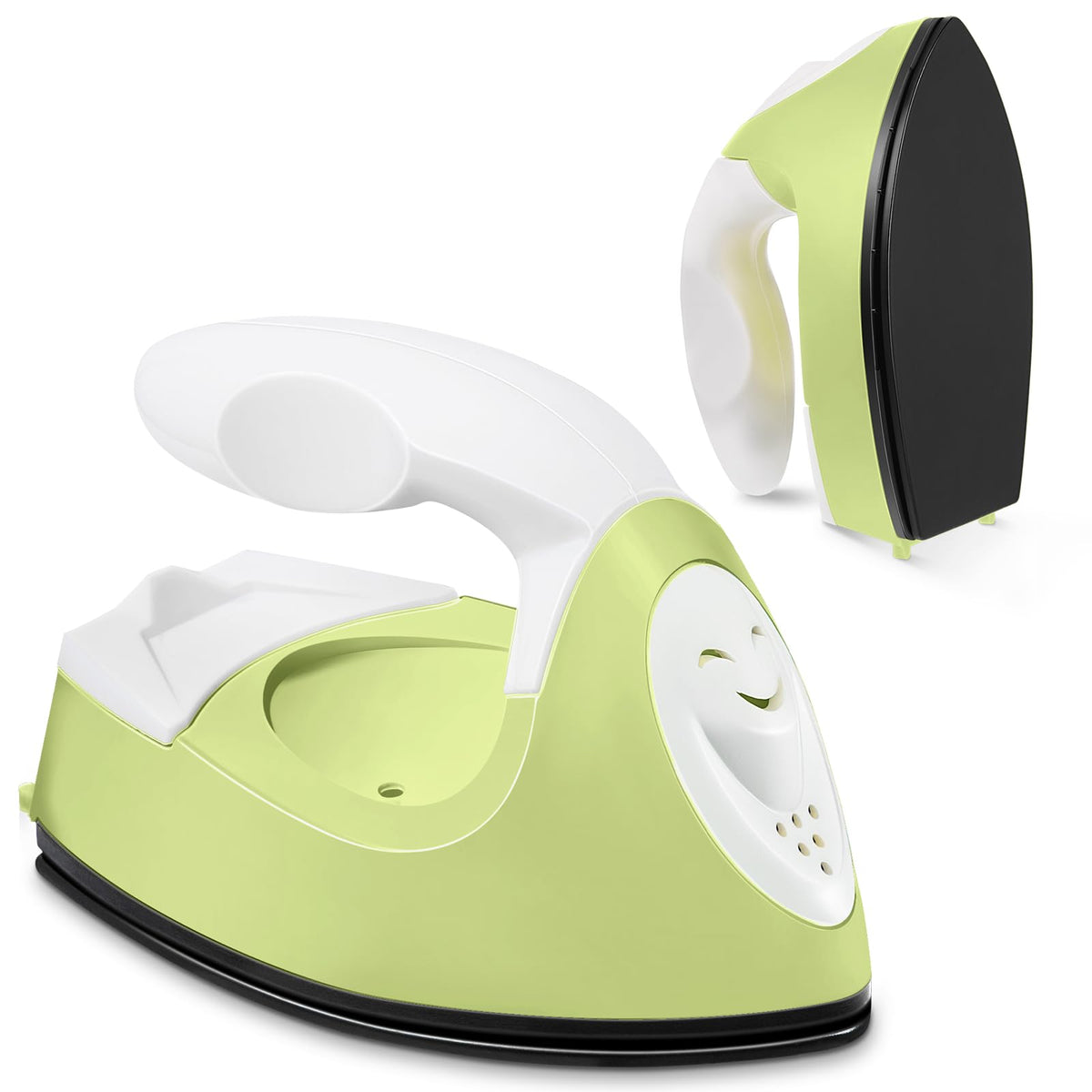 Honoson Mini Iron for Craft Small Iron on Patch Fuse Bead, Mint Green