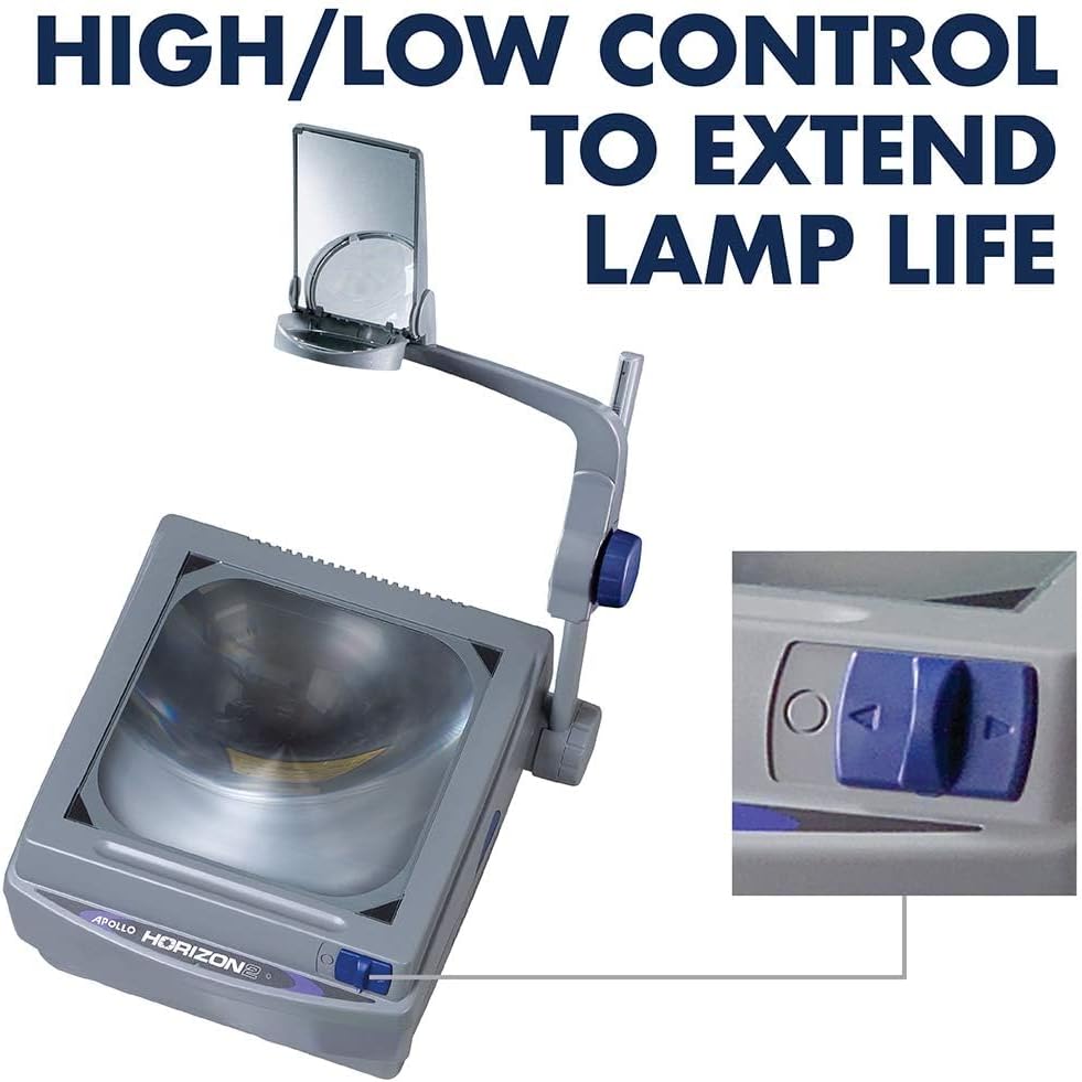 Apollo Horizon 2 Overhead Projector, 10 × 10-Inch Stage