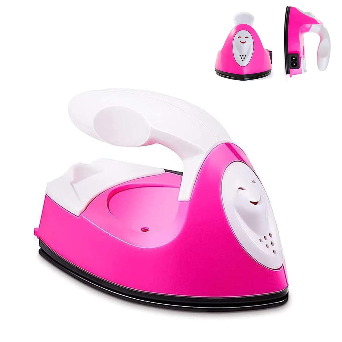 Mini Heat Press Portable Craft Iron For Fuse Beads, Black