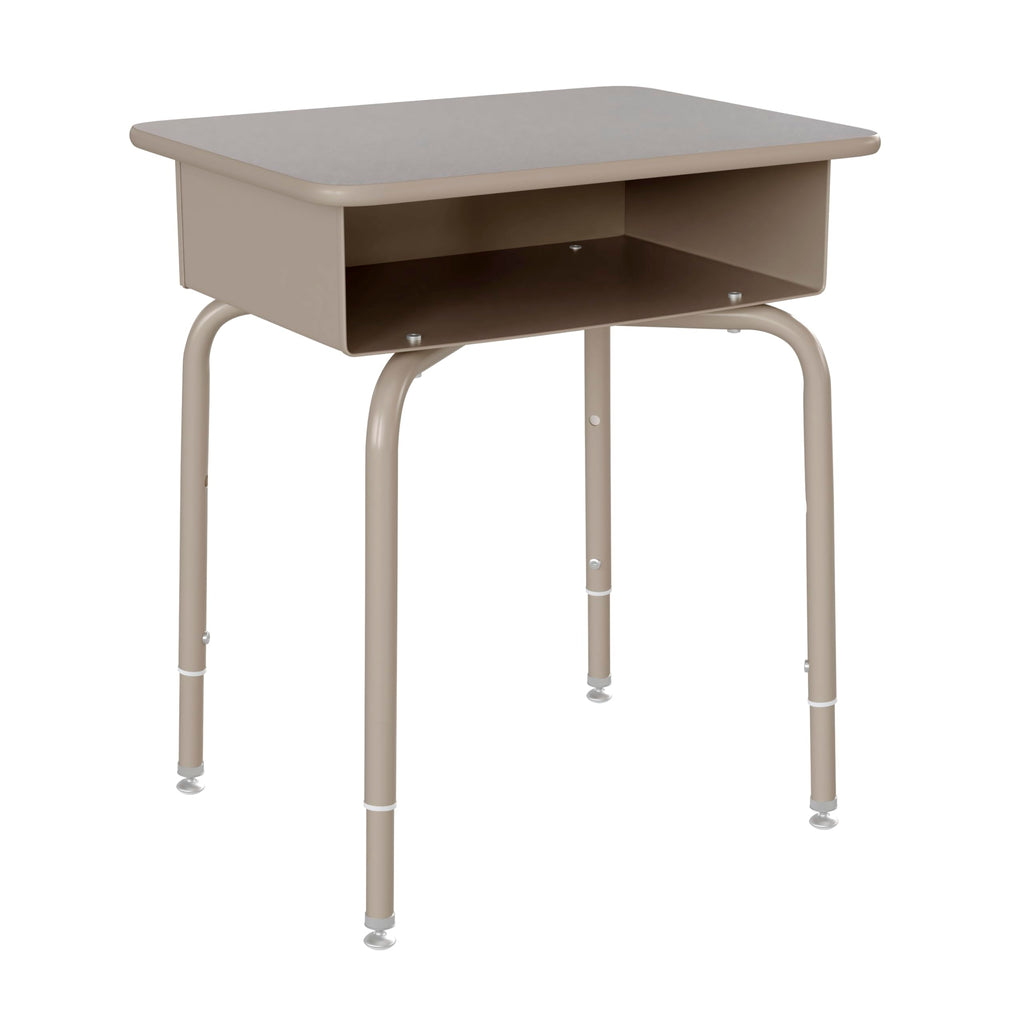 EMMA + OLIVER Adjustable Student Desk with Book Box