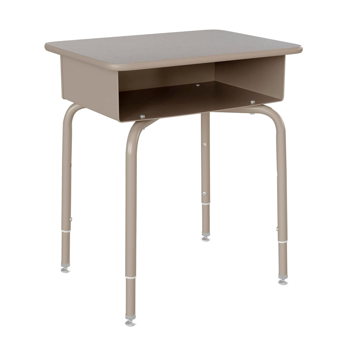 EMMA + OLIVER Adjustable Student Desk with Book Box