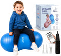 Meex Sensory Peanut Ball for Kids Therapy and Exercise - Enhance Balance, Motor Skills and Physical Therapy Calming Development with Our Yoga Ball - Flexible Seating for Autistic Children