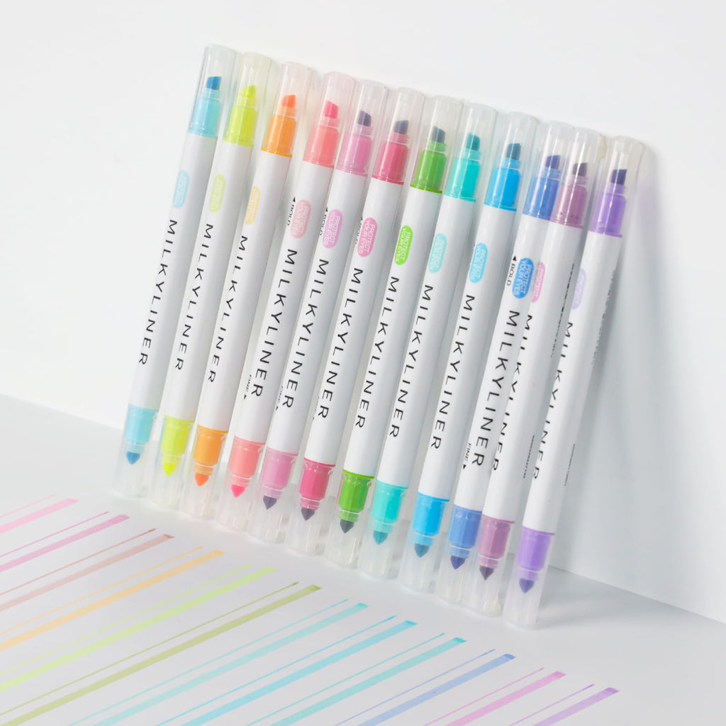 HANKU Colored Bible Pens, 8 Pack 0.38mm Fine Point Pen No Bleed Through
