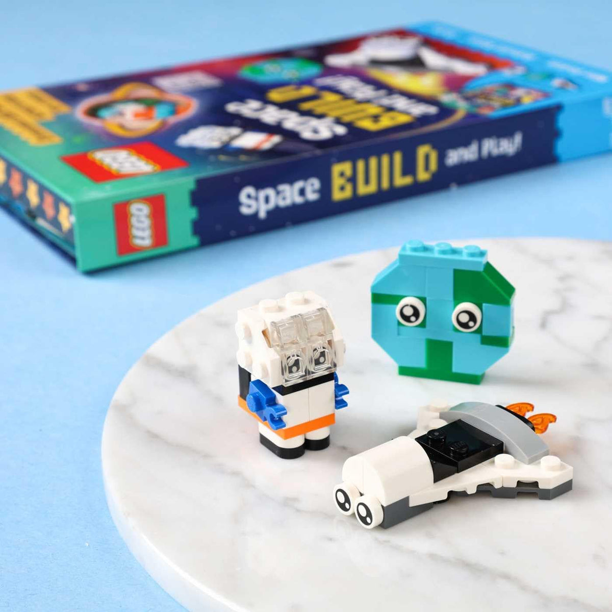LEGO Books: Space Build and Play Box (Ages 6+, 57 Pieces)
