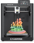 Flashforge Adventurer 5M 3D Printer for Beginners, 600mm/s Fast Printing, Direct Drive (280°C), Auto-Leveling, 8.7"x8.7"x8.7" PEI Build Plate - Ideal for Home, School & Makers