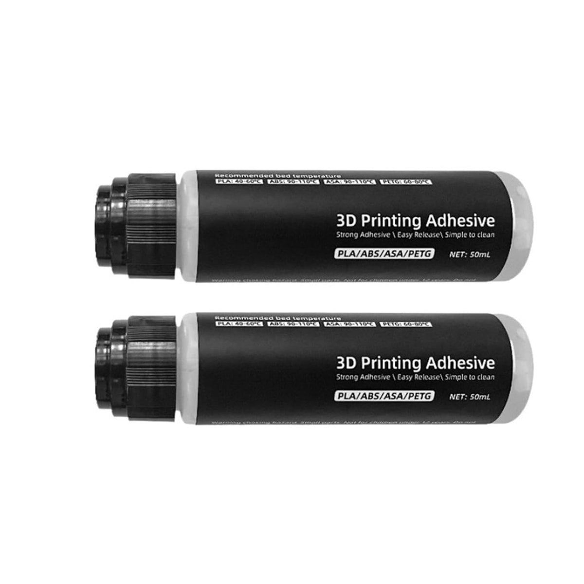 Compatible with Flashforge 3D Printing Glue 50ml/Bottle, Compatible with PLA/ABS/PETG/ASA, Compatible with Adventurer 5M Series(3PCS)