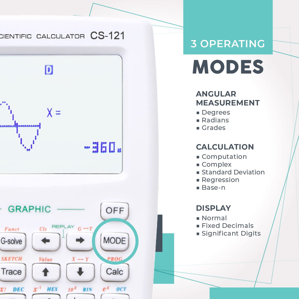 CATIGA CS-121 Scientific Graphing Calculator