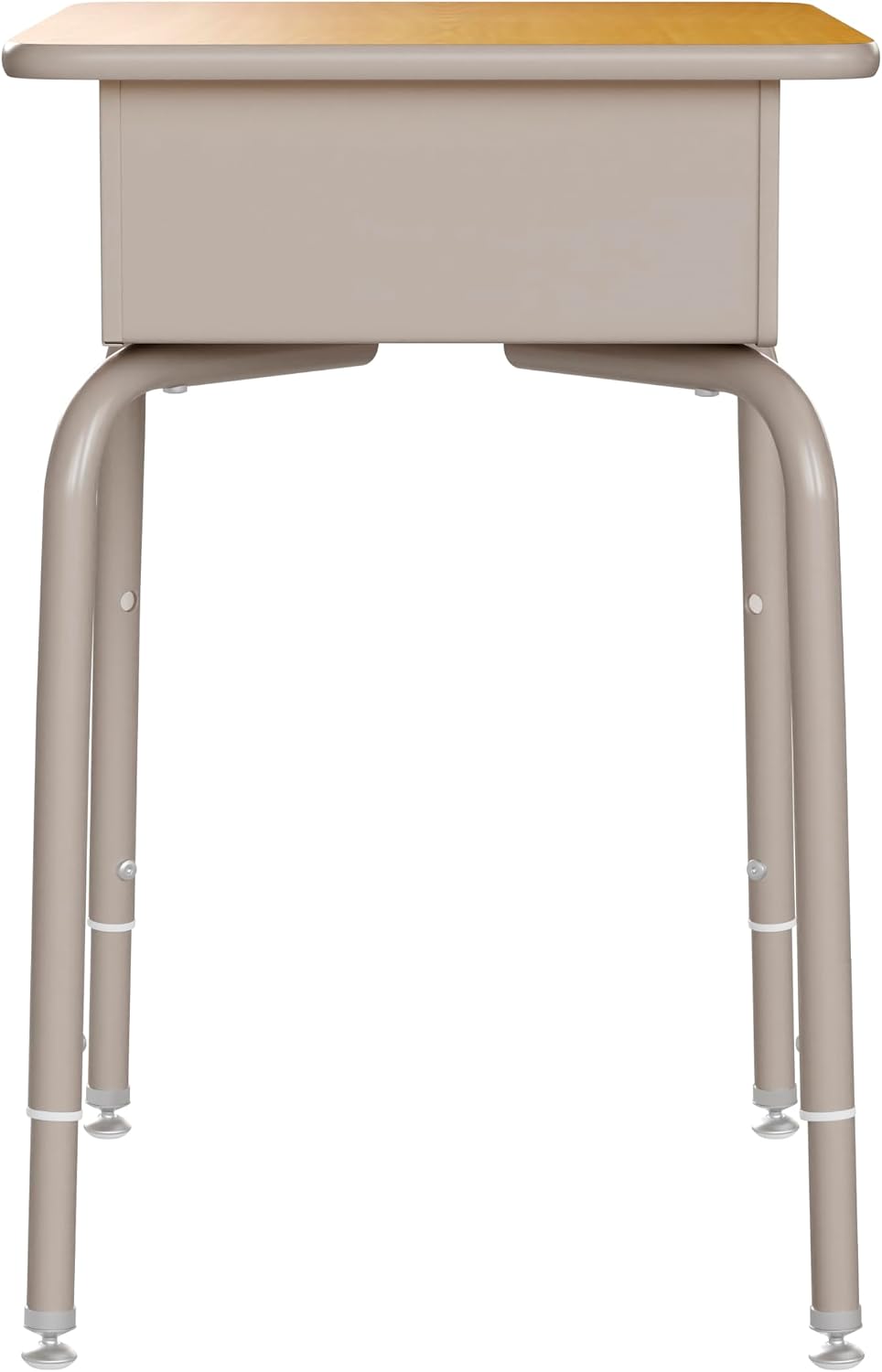 EMMA + OLIVER Adjustable Student Desk with Book Box