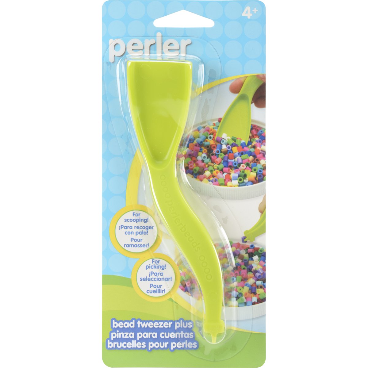 Perler Beads Pen Bead Dispenser Kid's Crafts, 1 pc, Lime Green