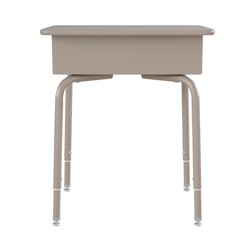 EMMA + OLIVER Adjustable Student Desk with Book Box