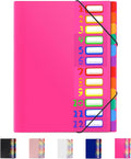 24 Pockets Expanding File Folder Organizer,Accordion File Organizer