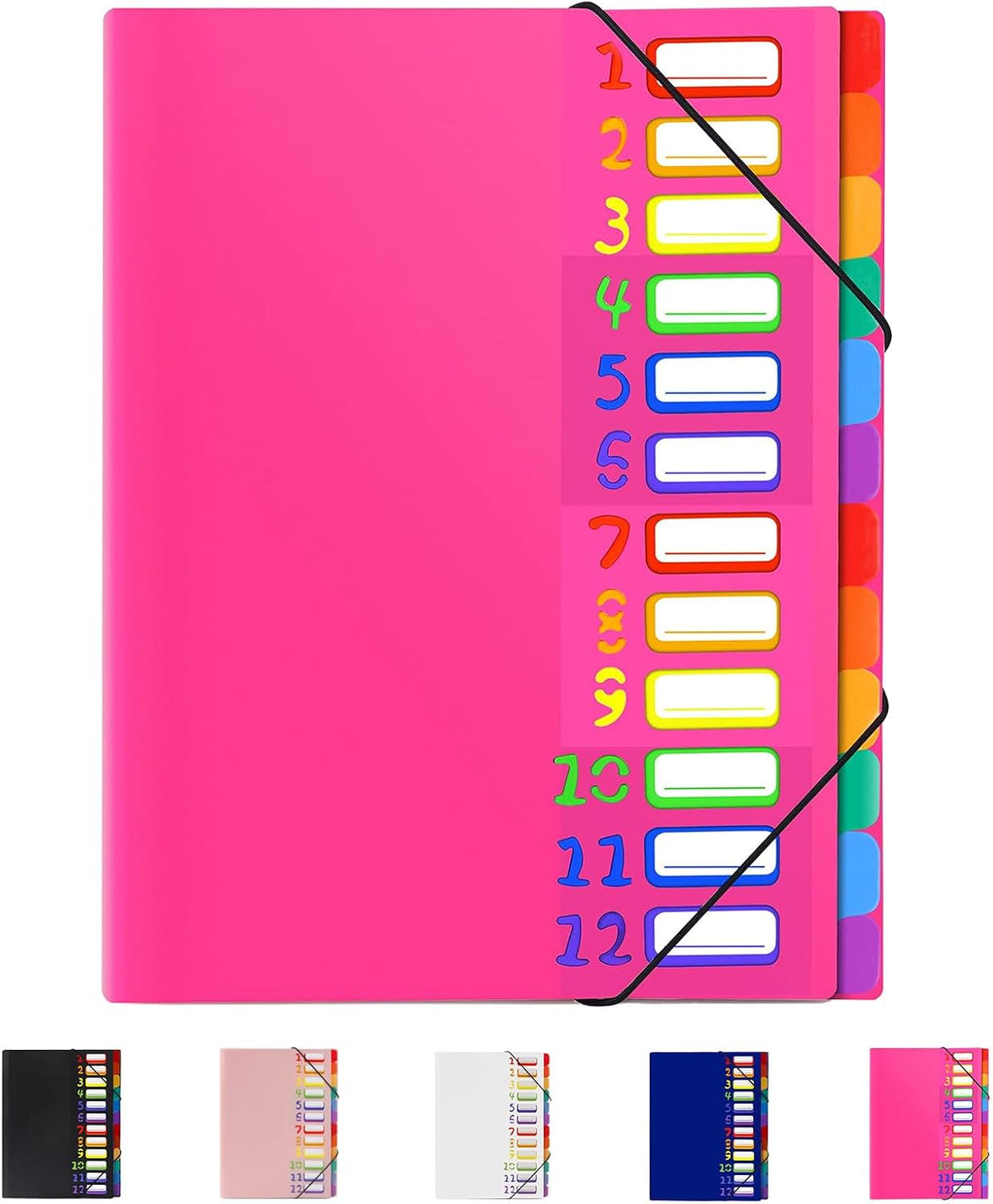 24 Pockets Expanding File Folder Organizer,Accordion File Organizer