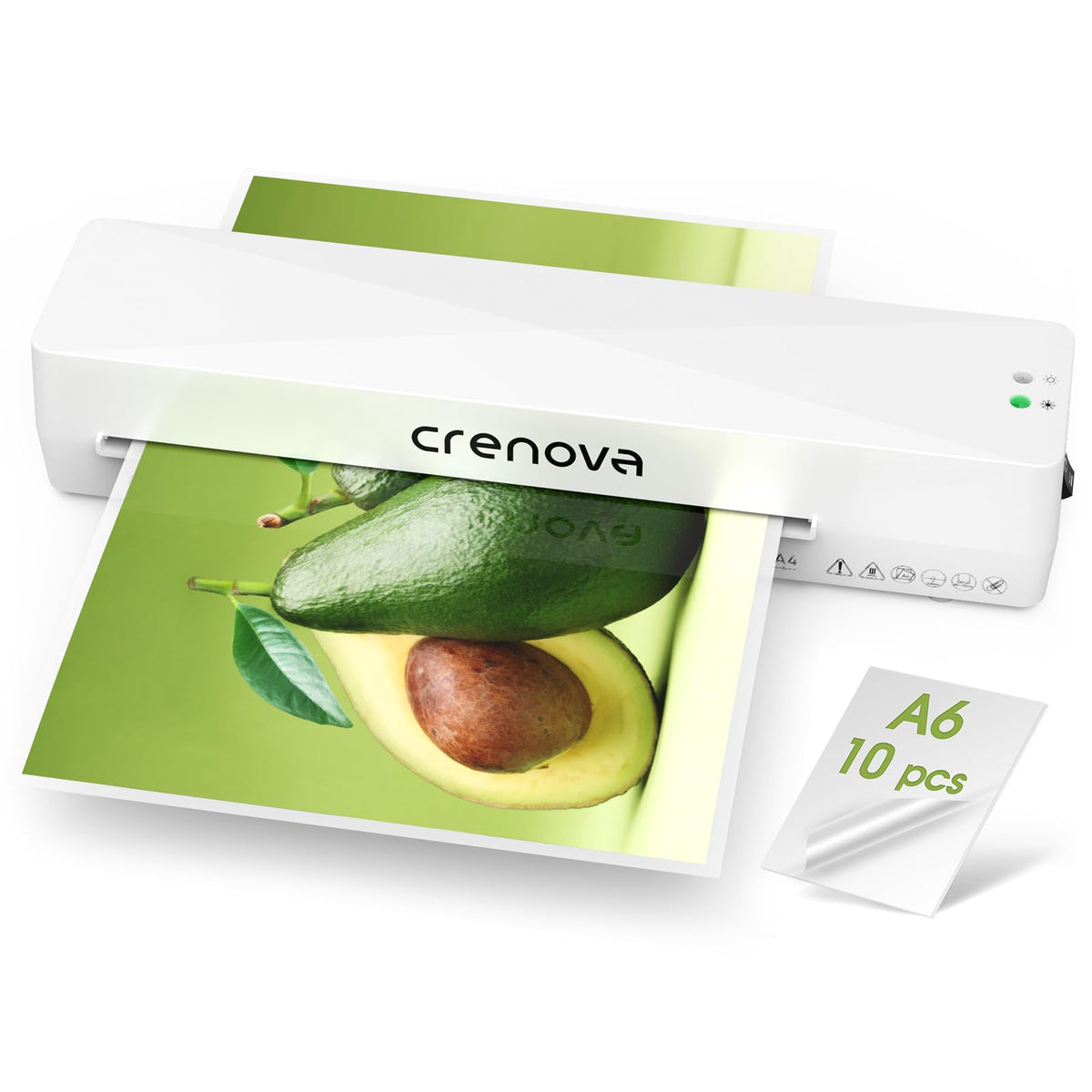 13" A4 Thermal Laminator with 10 Laminating Sheets
