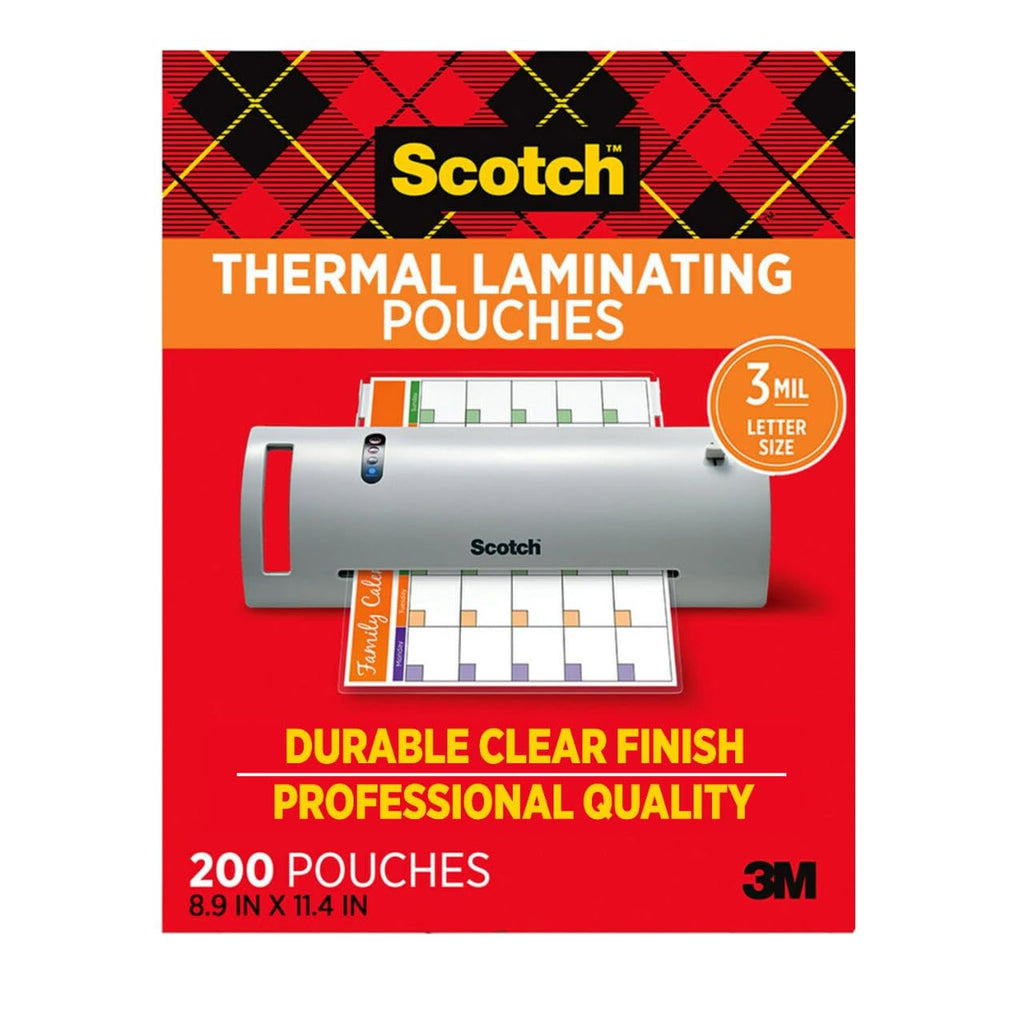Scotch: Letter Size Thermal Laminating Pouches