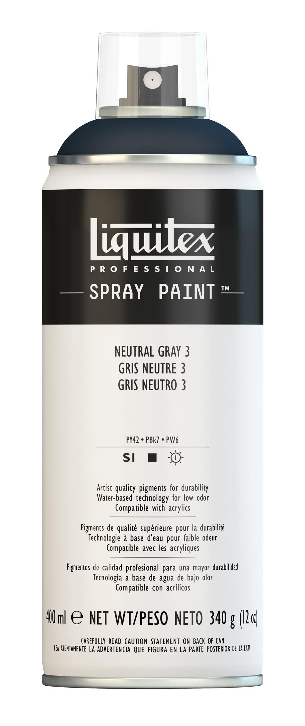 Liquitex Professional Acrylic Spray Paint – 12oz (400mL) | Matte, Low-Odor, ASTM D4236 Safe