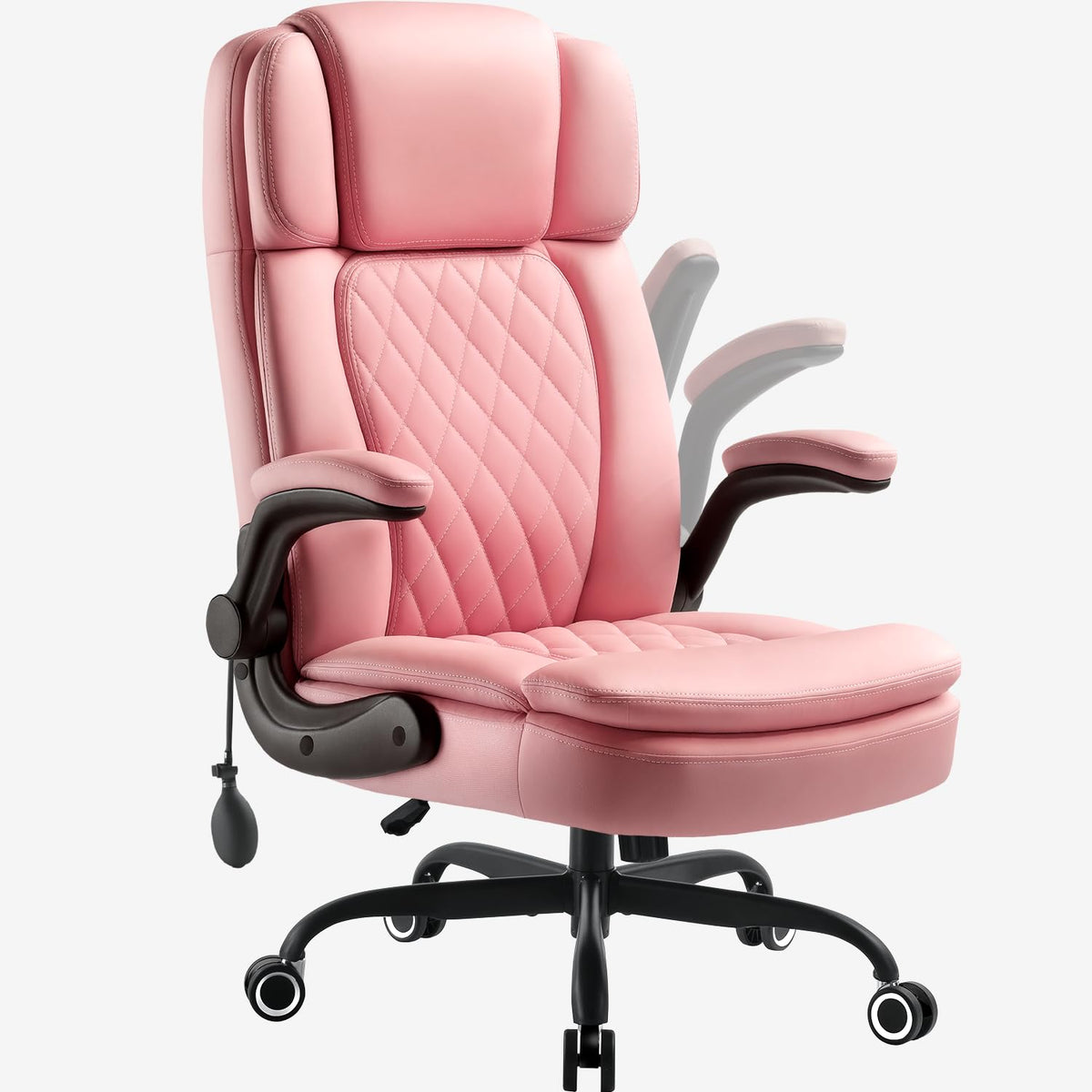 WAILOR 450 lb High-Back Study Chair with Flip-Up Arms