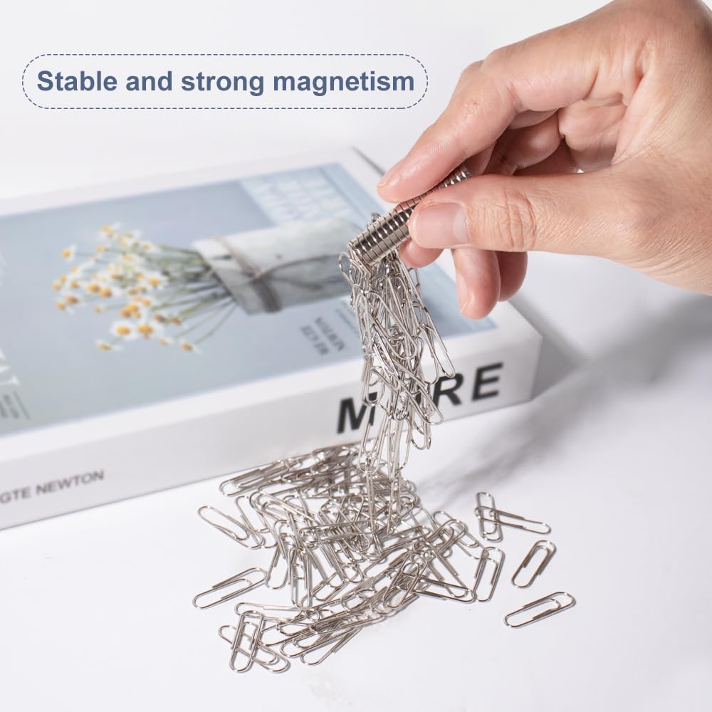 RHINOCATS 400Pcs Small Magnets, 4 Different Sizes Tiny Mini Magents, Multi-Use for Fridge, DIY, Office, Hobbies, Crafts and Science