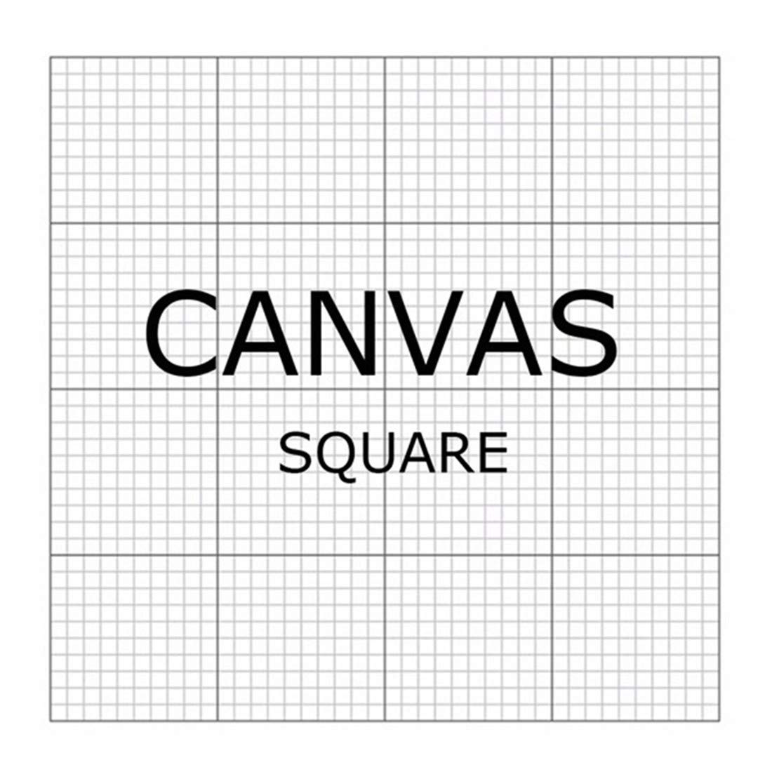 5Pcs/Lot 30x40CM Diamond Painting Canvas with Glue, Round/Square Blank Grid Canvas for Customized Art