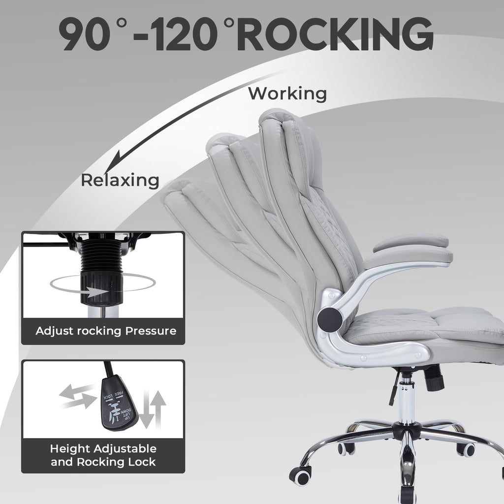HESL 350 lb High-Back Executive Desk Chair (Multiple Colors)