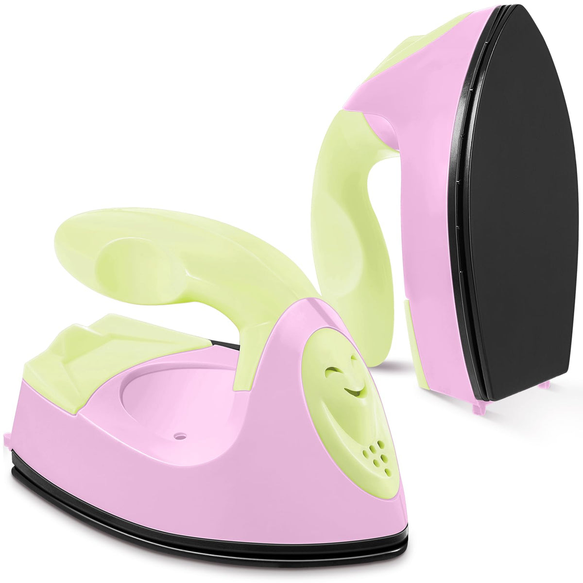 Honoson Mini Iron for Craft Small Iron on Patch Fuse Bead, Mint Green