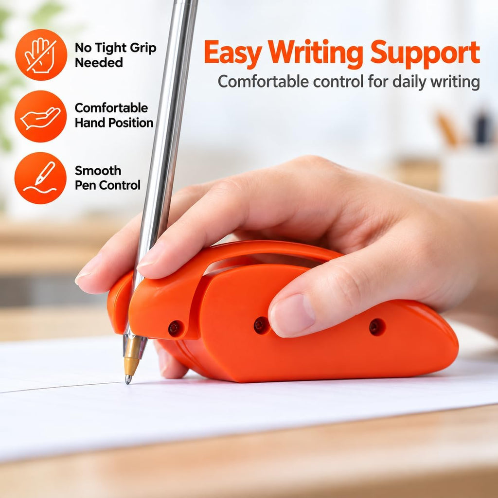 1 PC Adaptive Writing Aid, Assistive Writing Device Orange