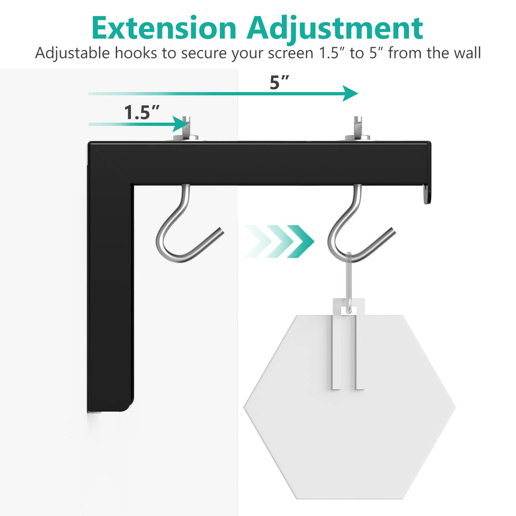 WALI Universal Projector Screen Ceiling Mount, Holds up to 66 lbs