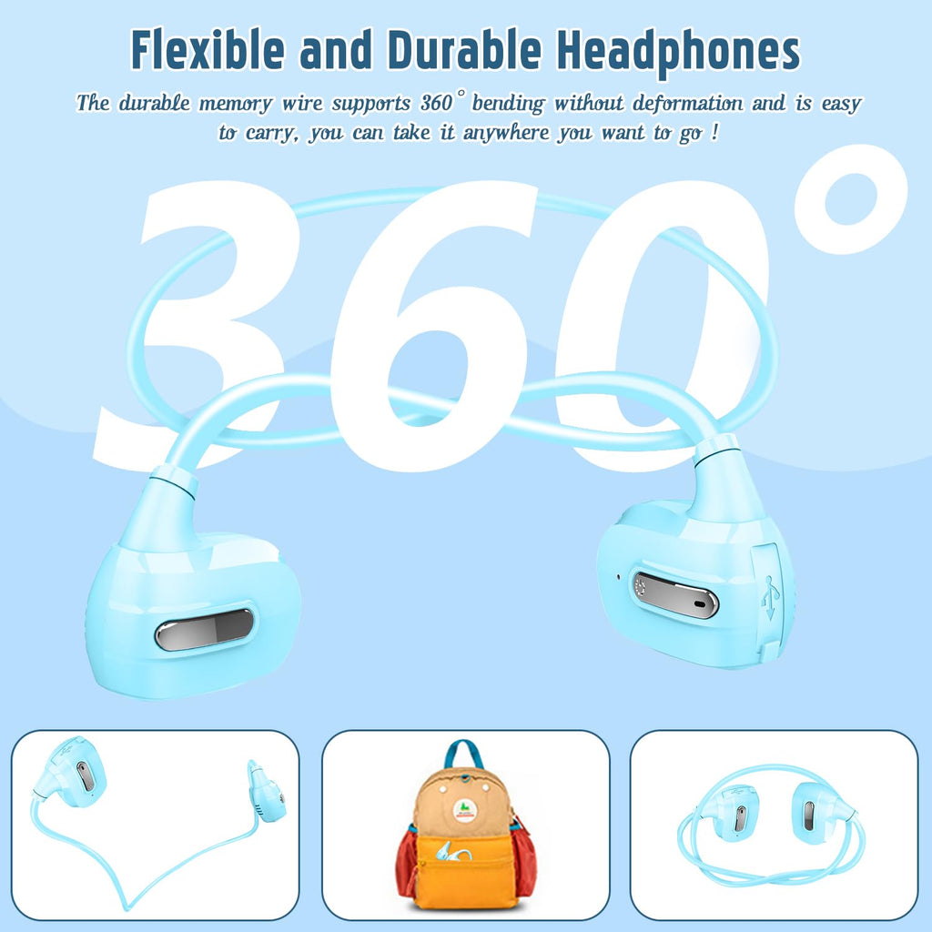 BANIGIPA Kids Headphones, Open Ear Headphones for Teens Child Boys Girls