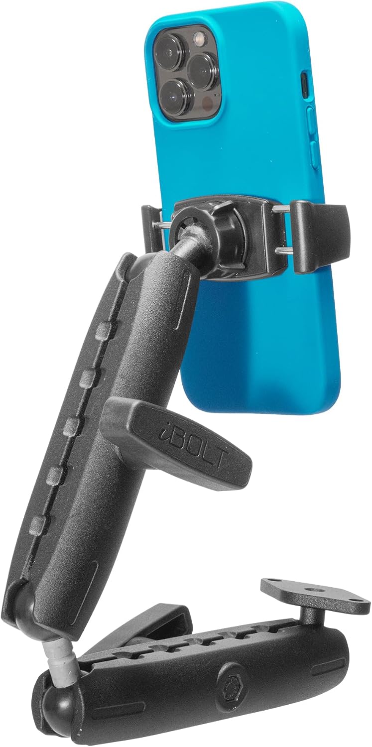 iBOLT miniProXL AccessiBOLT Phone ArmTrack Mount for Powered Wheelchairs